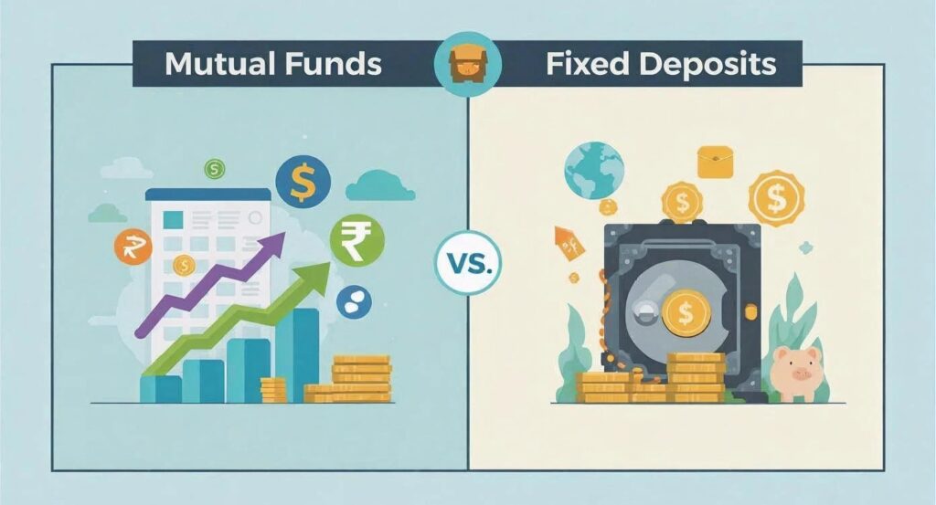 mutual funds vs fixed deposits comparison